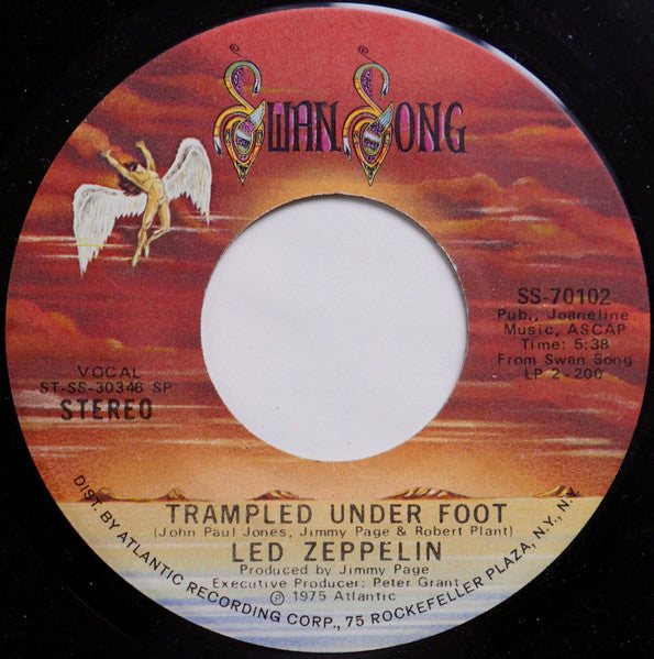 Led Zeppelin : Trampled Under Foot (7", Single, SP )