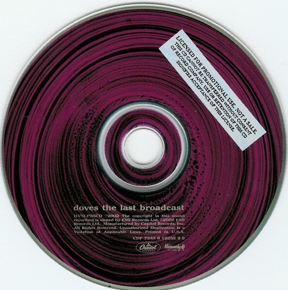 Doves : The Last Broadcast (CD, Album, Promo + CD, EP, Ltd, Promo)