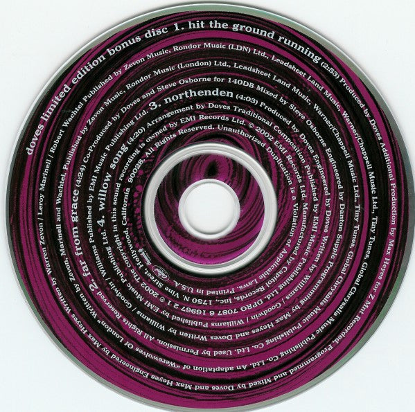 Doves : The Last Broadcast (CD, Album, Promo + CD, EP, Ltd, Promo)