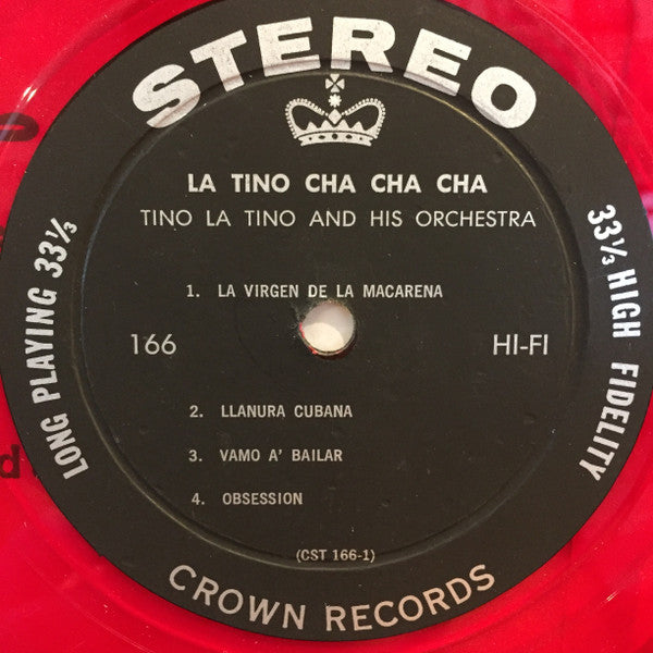 Tino La Tino And His Orchestra : La Tino Cha Cha Cha (LP, Red)