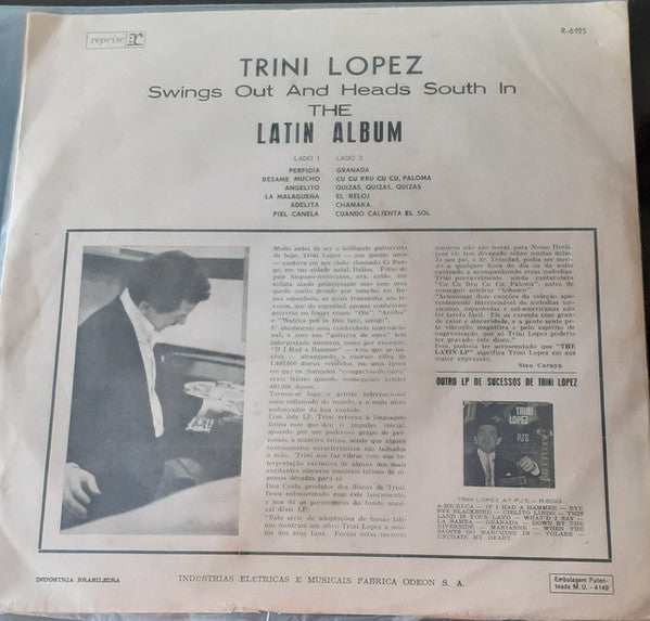 Trini Lopez : The Latin Album (LP, Album, Mono)