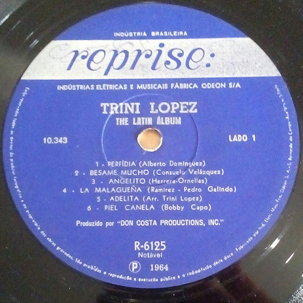 Trini Lopez : The Latin Album (LP, Album, Mono)