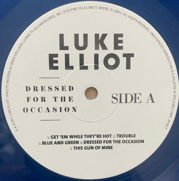 Luke Elliot : Dressed For The Occasion (LP, Album, Num, Blu)