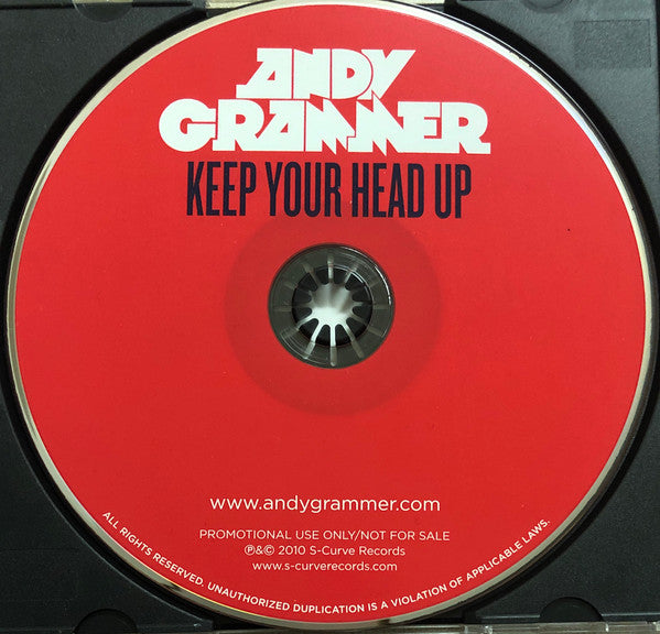 Andy Grammer : Keep Your Head Up (CD, Single, Promo)