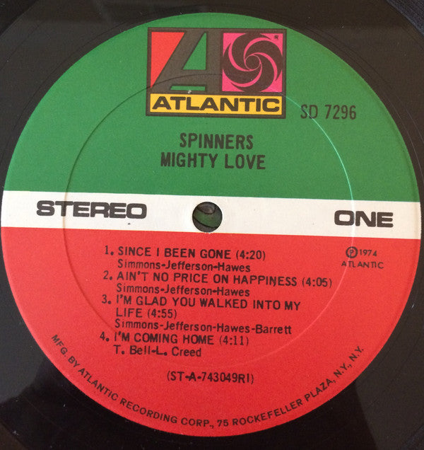 Spinners : Mighty Love (LP, Album, RI)