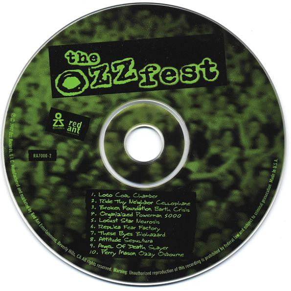 Various : The Ozzfest Live (CD, Album, Comp)