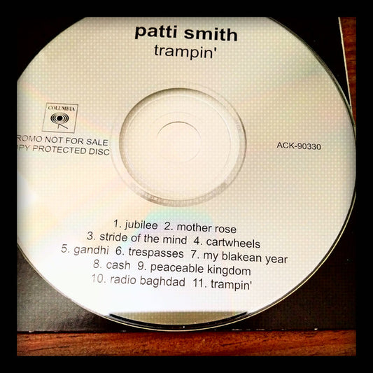 Patti Smith : Trampin' (CD, Album, Copy Prot., Promo)