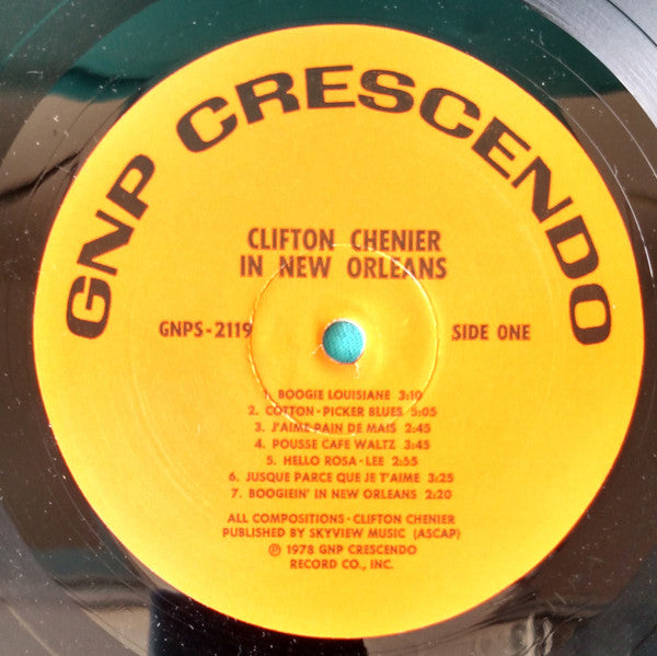 Clifton Chenier And His Red Hot Louisiana Band : In New Orleans (LP, Album)