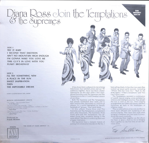 Diana Ross & The Supremes* Join The Temptations : Diana Ross & The Supremes Join The Temptations (LP, Album, Roc)