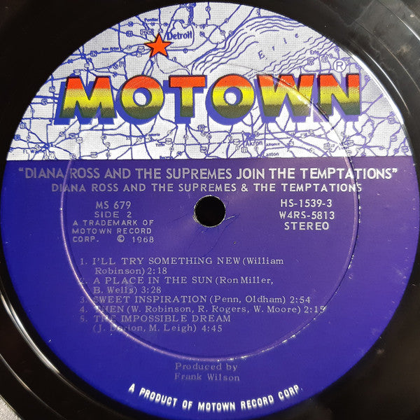 Diana Ross & The Supremes* Join The Temptations : Diana Ross & The Supremes Join The Temptations (LP, Album, Roc)