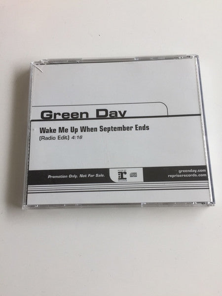 Green Day : Wake Me Up When September Ends (CD, Single, Promo)