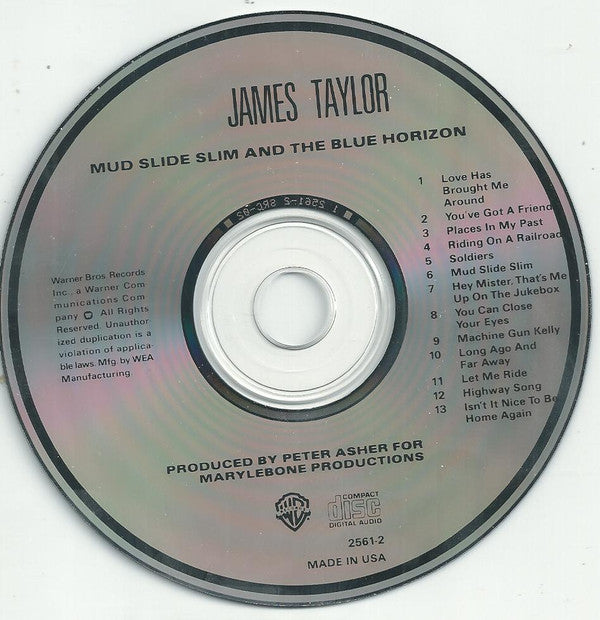 James Taylor (2) : Mud Slide Slim And The Blue Horizon (CD, Album, Spe)