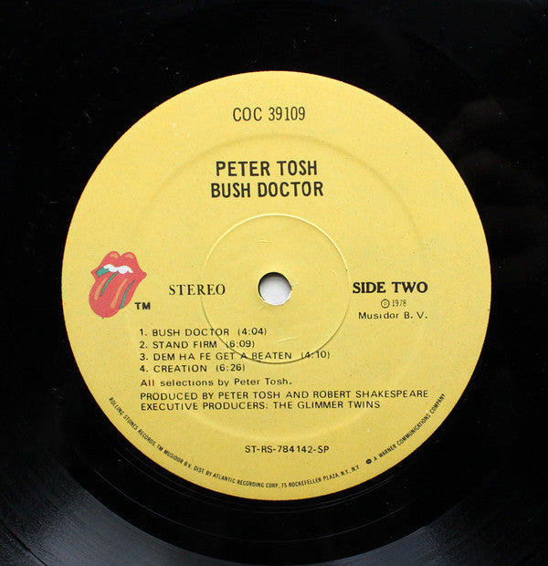 Peter Tosh : Bush Doctor (LP, Album, SP)