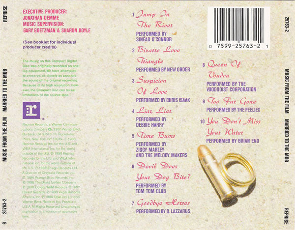 Various : Music From The Film Married To The Mob (CD, Comp)