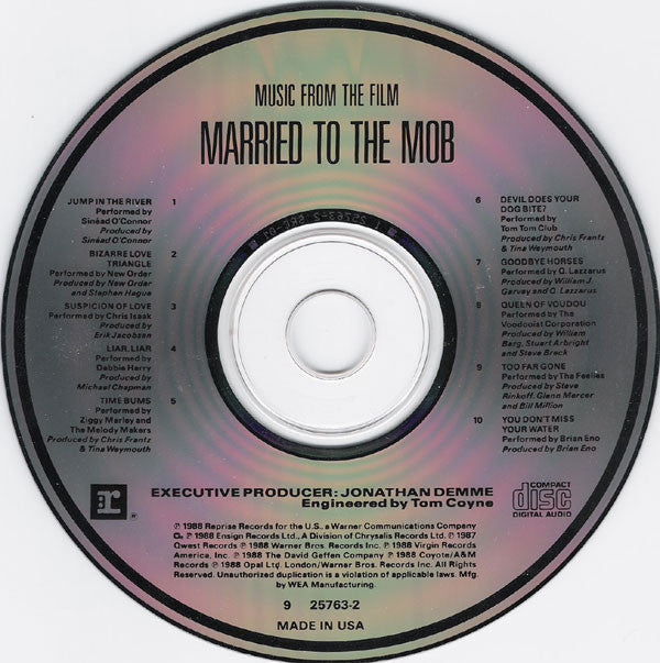 Various : Music From The Film Married To The Mob (CD, Comp)