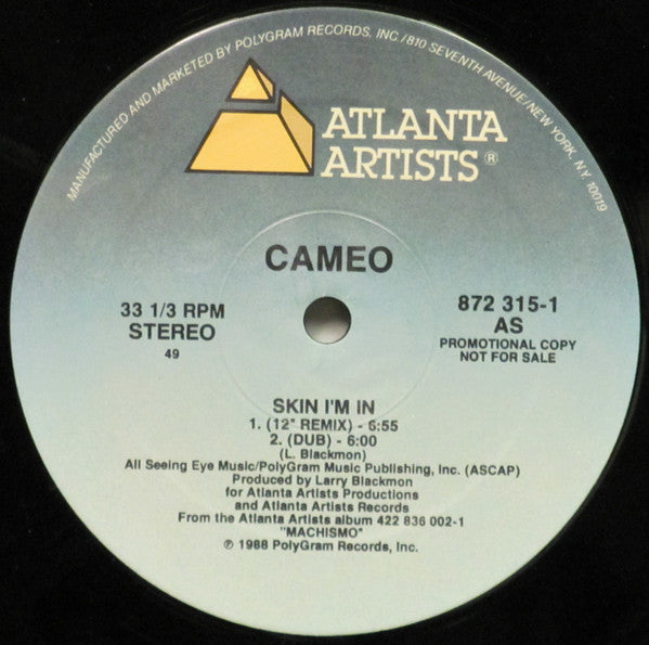 Cameo : Skin I'm In (12", Promo)