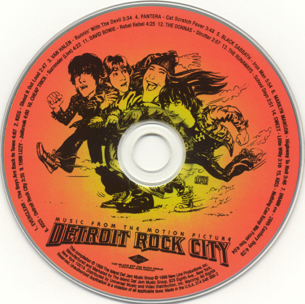Various : Detroit Rock City (Music From The Motion Picture) (CD, Comp)