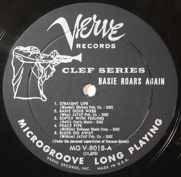 Count Basie : Basie Roars Again (LP, Album, Mono)