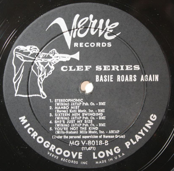 Count Basie : Basie Roars Again (LP, Album, Mono)
