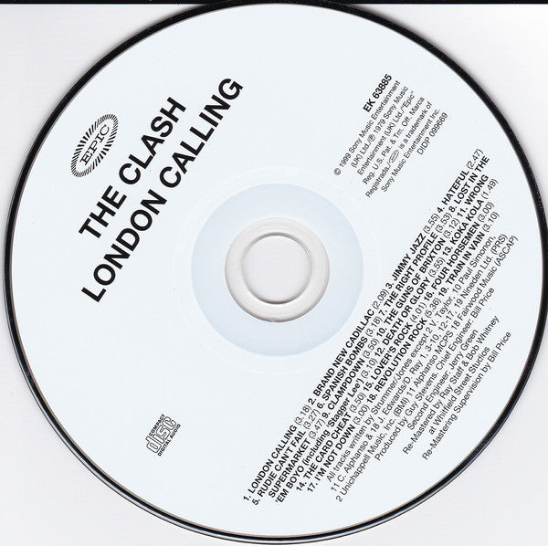 The Clash : London Calling (CD, Album, RE, RM, Out)