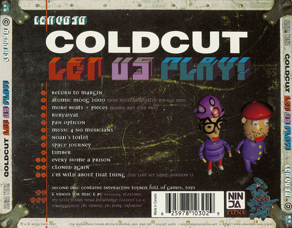 Coldcut : Let Us Play! (CD, Album + CD-ROM)