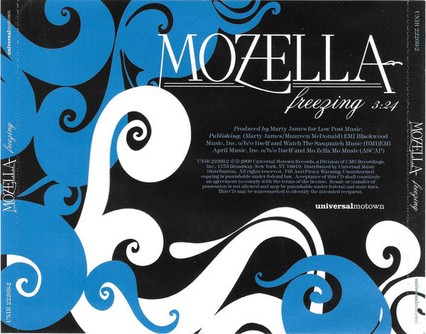 MoZella : Freezing (CD, Promo)