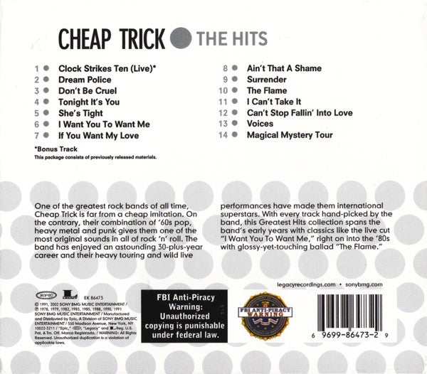 Cheap Trick : The Greatest Hits (CD, Comp, RM)