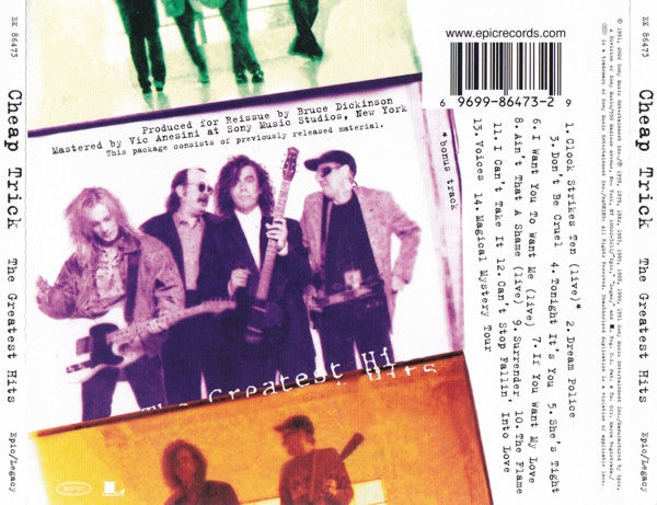 Cheap Trick : The Greatest Hits (CD, Comp, RM)