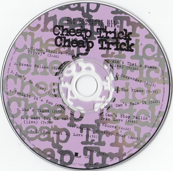 Cheap Trick : The Greatest Hits (CD, Comp, RM)