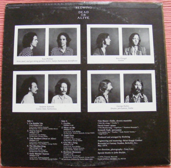 Redwing (2) : Dead Or Alive (LP, Promo)