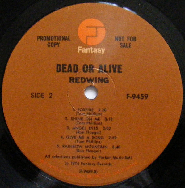 Redwing (2) : Dead Or Alive (LP, Promo)
