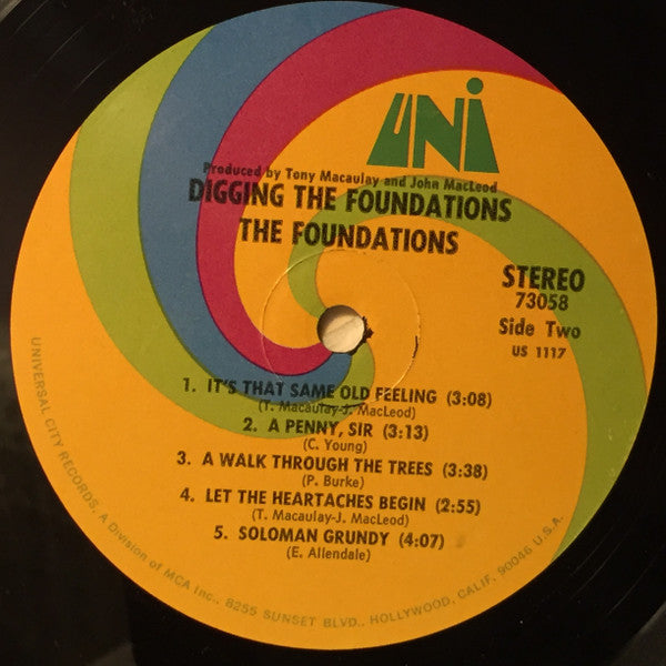 The Foundations : Digging The Foundations (LP, Album)