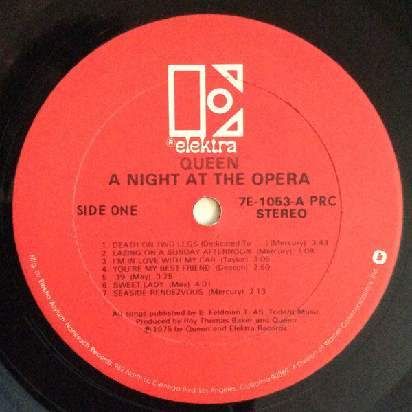 Queen : A Night At The Opera (LP, Album, RE, Emb)
