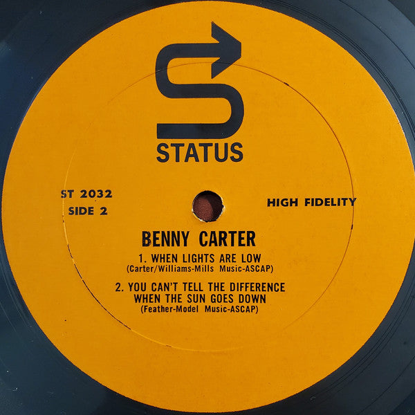 Benny Carter With Ben Webster & Barney Bigard : Benny, Ben & Barney (LP, Album)
