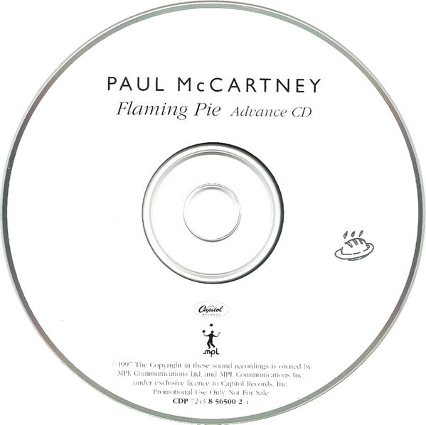Paul McCartney : Flaming Pie (CD, Advance, Album, Promo, Car)