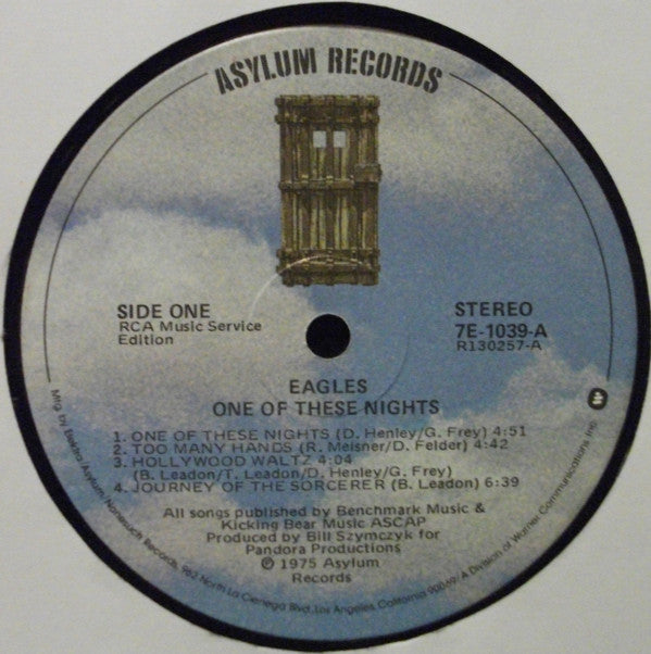 Eagles : One Of These Nights (LP, Album, Club, Ind)