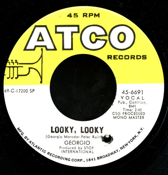 Giorgio Moroder : Looky, Looky / Happy Birthday (7", Single)