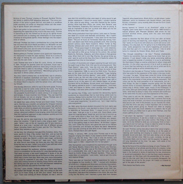 Leon Thomas : Spirits Known And Unknown (LP, Album, RE, Pre)