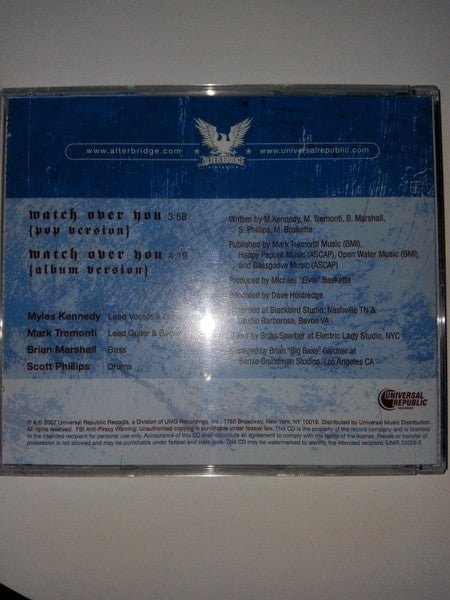 Alter Bridge : Watch Over You (CD, Single, Promo)