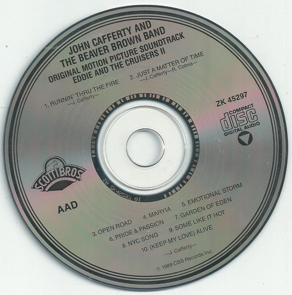 John Cafferty And The Beaver Brown Band : Eddie And The Cruisers II: Eddie Lives! (Original Motion Picture Soundtrack) (CD, Album)