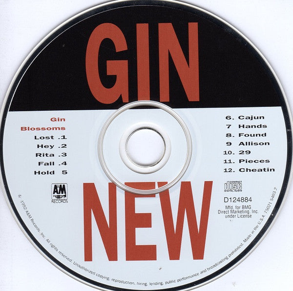 Gin Blossoms : New Miserable Experience (CD, Album, Club, BMG)