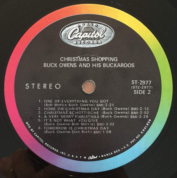 Buck Owens And His Buckaroos : Christmas Shopping (LP, Album, Scr)