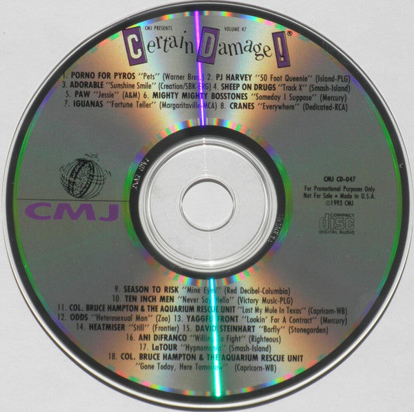 Various : CMJ Presents Certain Damage! - Volume 47 (CD, Comp, Promo)