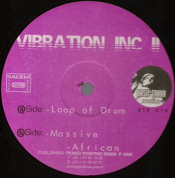 Vibration Inc II* : Loop Of Drum (12")