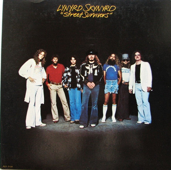 Lynyrd Skynyrd : Street Survivors (LP, Album, RE, Pin)