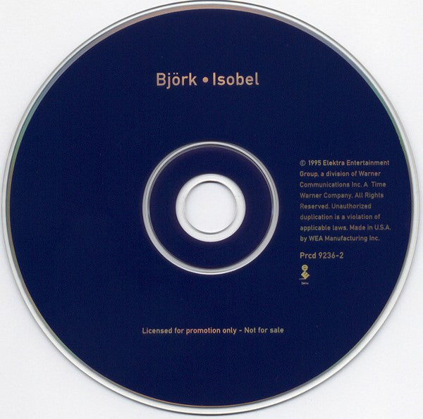 Björk : Isobel (CD, Single, Promo)