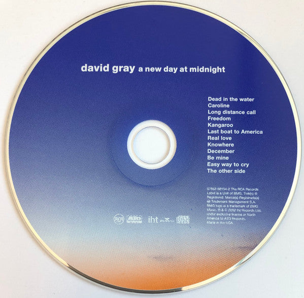 David Gray : A New Day At Midnight (CD, Album)
