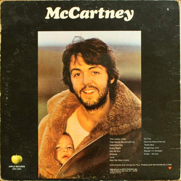 Paul McCartney : McCartney (LP, Album, Jac)