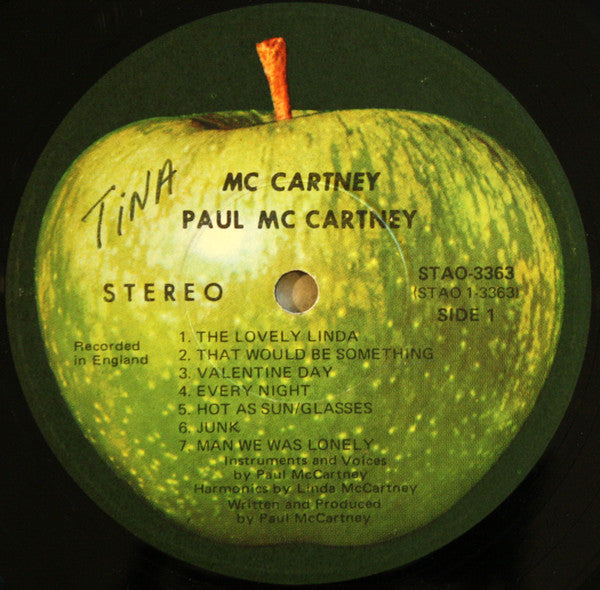 Paul McCartney : McCartney (LP, Album, Jac)