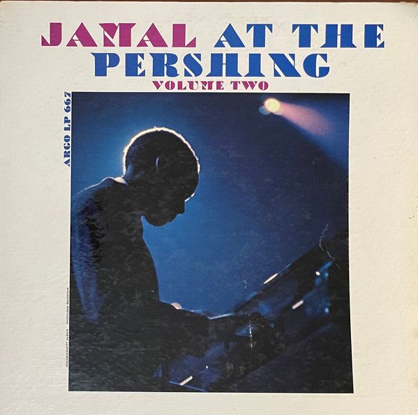 Ahmad Jamal : Jamal At The Pershing   Volume 2 (LP, Album)